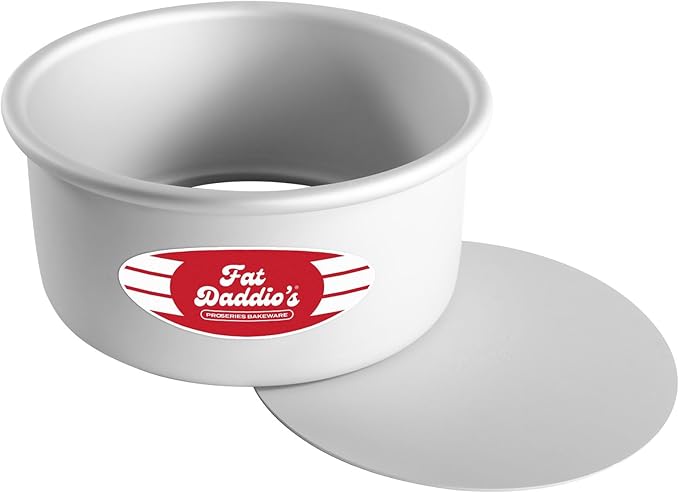 Fat Daddio's PCC-63 Round Cheesecake Pan, 6 x 3 Inch, Silver