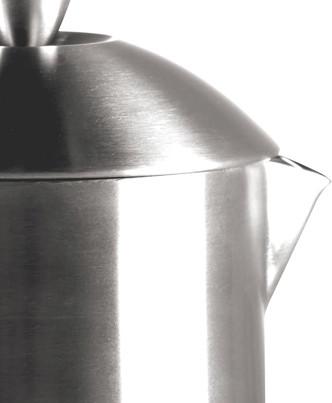 Frieling Double-Walled Stainless Steel French Press Coffee Maker - Brushed 36 oz (1 Liter) Insulated Coffee Press