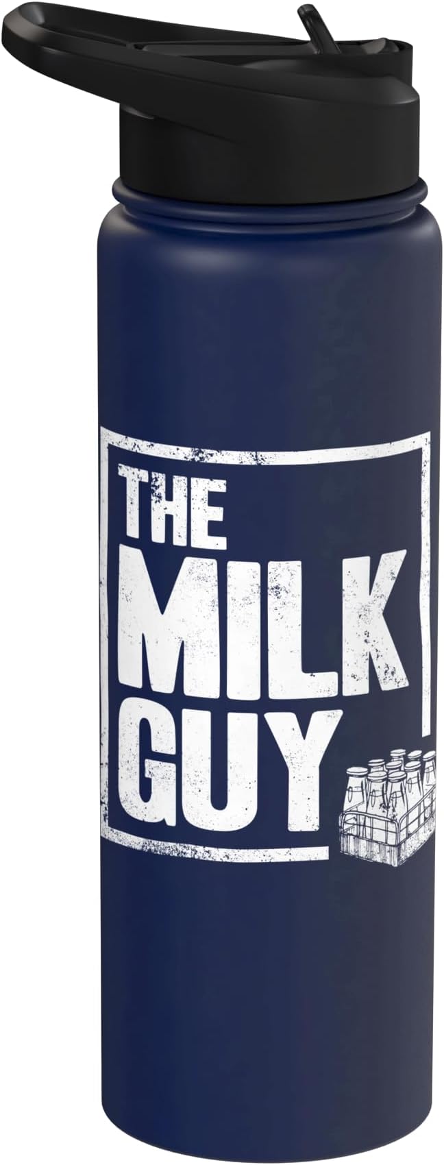 The Milk Guy Proud Milkman Dairy Farmer Life Stainless Steel Insulated Water Bottle