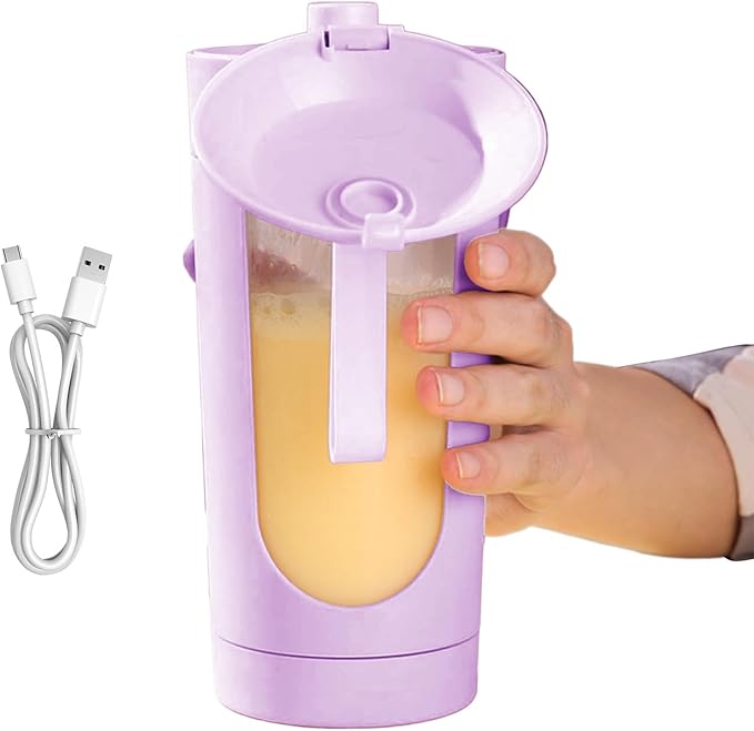 Electric Blender Cup | 700ml Kitchen Tool Fruit Mixing Machine | Electric Vegetable Juicer - for Women Men Teens Adults Kitchen Gym Travel Dormitory Apartment Hotel School