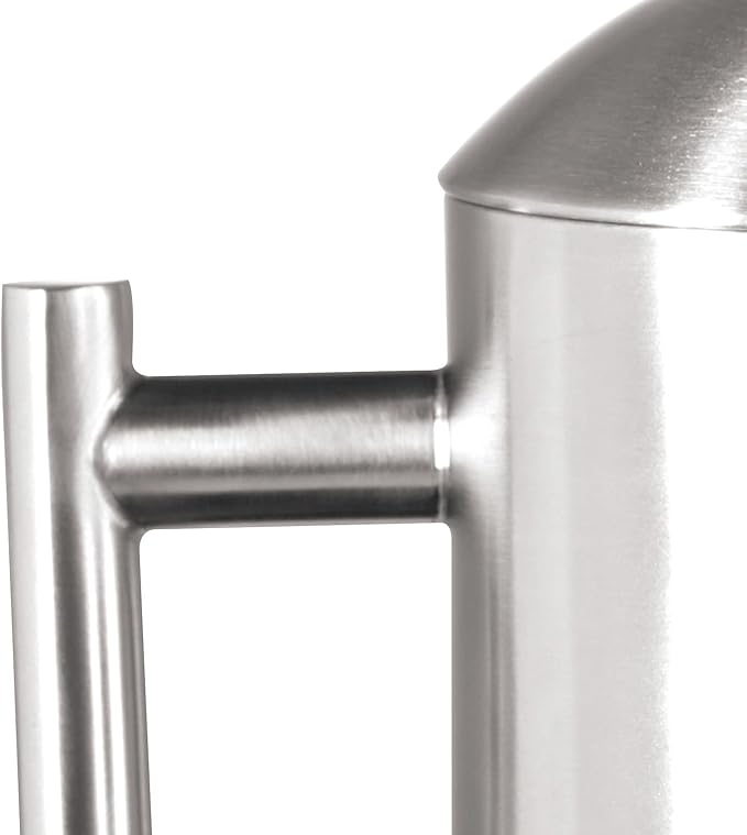 Frieling Double-Walled Stainless Steel French Press Coffee Maker - Brushed 36 oz (1 Liter) Insulated Coffee Press