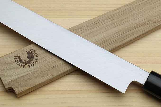Yoshihiro Shiroko High Carbon Steel Kasumi Yanagi Rosewood Handle Sushi Sashimi Chef Knife (11.8'' (300mm))