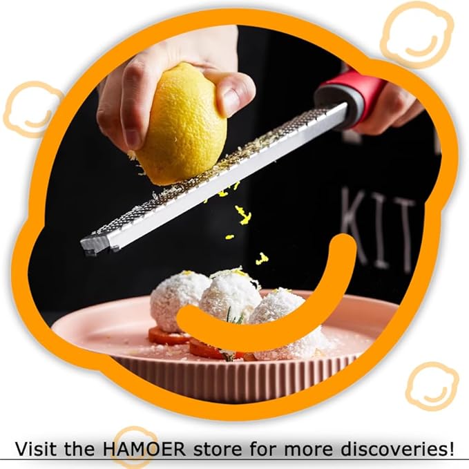 Grater Citrus Orange Lime Lemon Slicer with Channel Knife Stainless steel with non-slip rubber handle 2-pcs multi-tool set