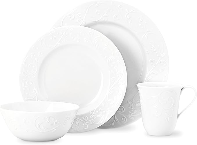 Lenox 806686 Opal Innocence Carved 4-Piece Place Setting