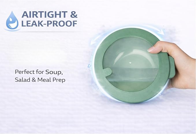 Mixing Bowls with Lids, 8-Piece Airtight Leak-Proof Nesting BPA-Free Bowl Set for Kitchen & Food Storage, Large 4200ml Capacity, Microwave & Dishwasher Safe