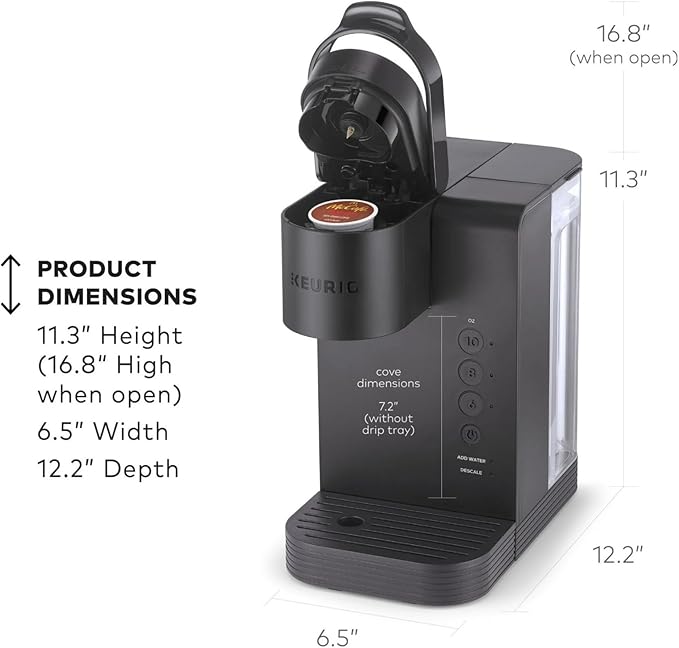 Keurig K-Express Essentials Matte Gray Single-Serve K-Cup Pod Coffee Maker