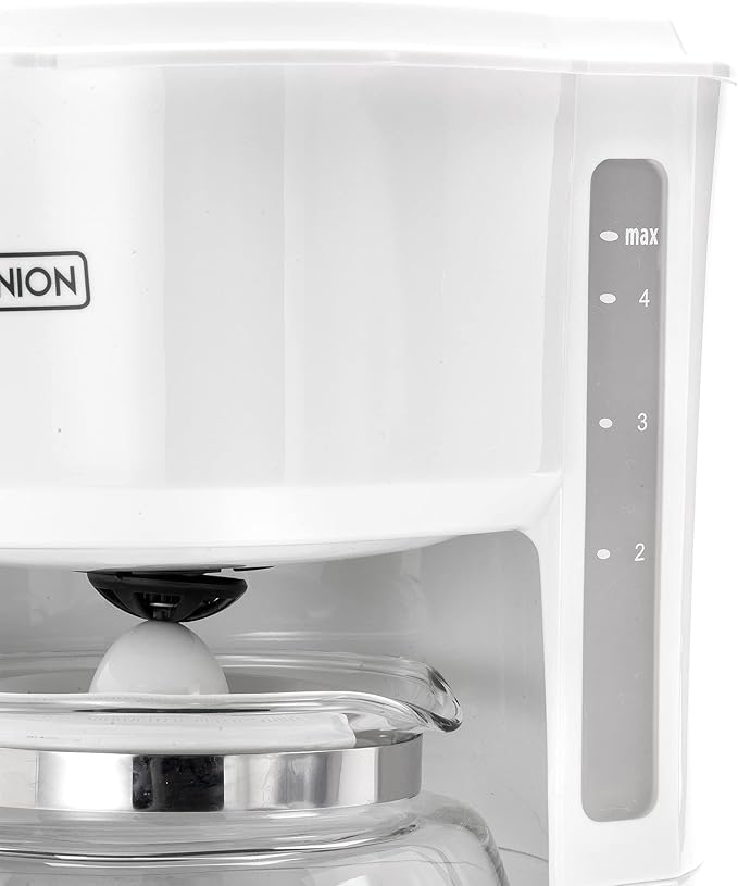 Dominion 4-Cup Coffeemaker Compact Coffee Pot Brewer Machine, Quiet Operation with On / Off LED Indicator Light, Convenient Cord Storage and Auto Pause Feature, Easy Anti-drip Coffeemaker with Coffee
