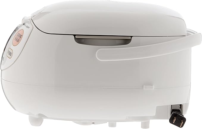Zojirushi Micom Water Boiler and Warmer, 169 oz/5.0 L, White & NS-ZCC10 Neuro Fuzzy Rice Cooker, 5.5-Cup, White