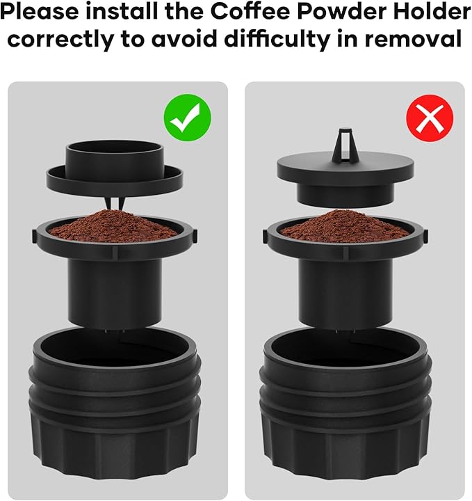 Portable Battery Coffee Maker Espresso Machine, 20 Bar Nano Car Coffee Mini Espresso Machines Self-Heating Electric Espresso Maker, USB-C 3-in-1 Ground Coffee & NS Capsule Pod RV Hiking Camping