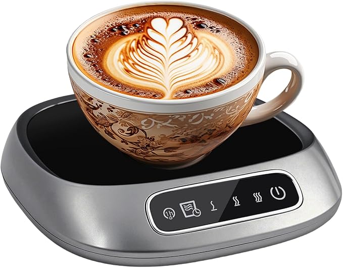 Coffee Mug Warmer, USB Charging Coffee Cup Warmers for Desk, Three Adjustable Electric Drink Cup Heater for Chocolate Tea Hot Cocoa Milk, Kitchen Accessories, No Battery for Home/Office Use