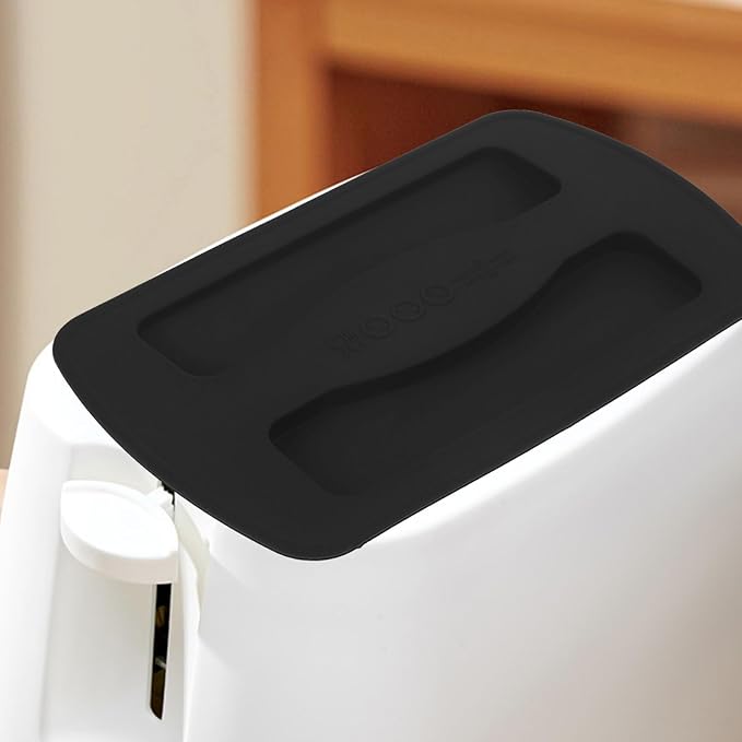 UPKOCH Bread Machine Dustproof Cover Universal Silicone Toaster Lid for 2-Slice Bread Makers Kitchen Appliance Accessory Easy Clean