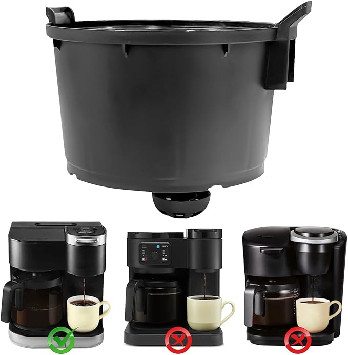 Brew Basket Replacement for K-Duo Single Serve & Carafe Coffee Maker (ONLY Gen 1, NOT Fit K-Duo Essentials or Other Machine), Coffee Maker Brew Filter Basket