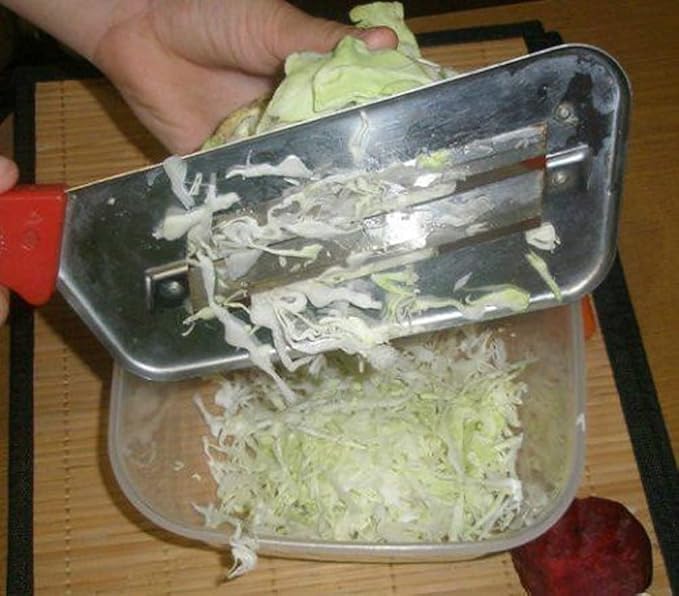 YukaBa Cabbage Kitchen Knife Slicer Chopper Shredder Sauerkraut Cutter Coleslaw Grater (Black)
