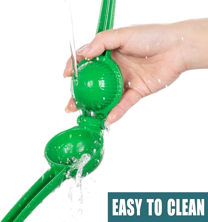 Manual Juicer Citrus Lemon Squeezer, Fruit Juicer Lime Press Metal, Professional Hand Juicer Kitchen Tool（Lime)