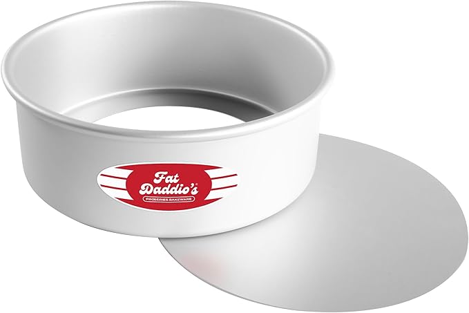 Fat Daddio's PCC-83 Anodized Aluminum Round Cheesecake Pan, 8 x 3 Inch