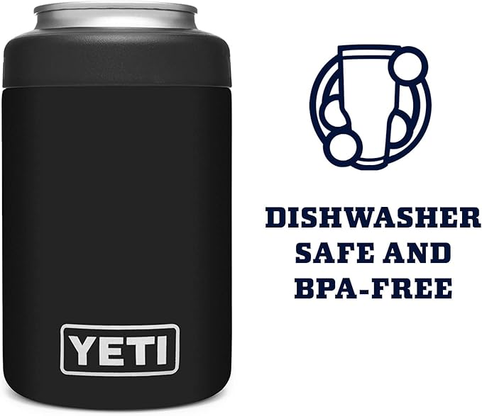 YETI Black Rambler Colster Can Insulator, 1 EA