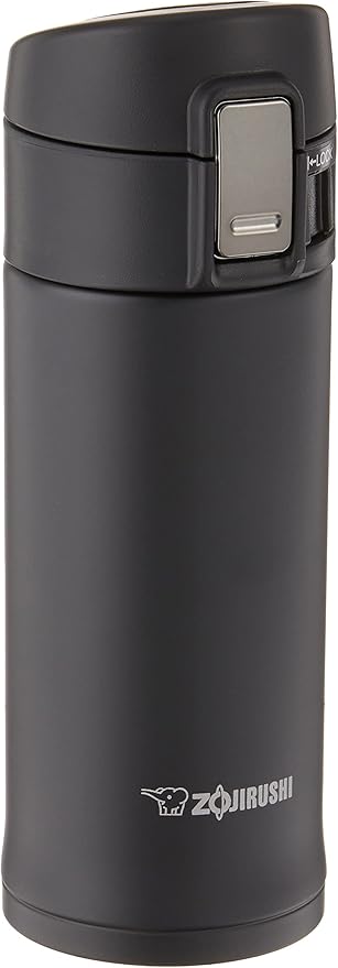 Zojirushi 0.36-Liter Stainless Steel Travel Mug, 12-Ounce, Black