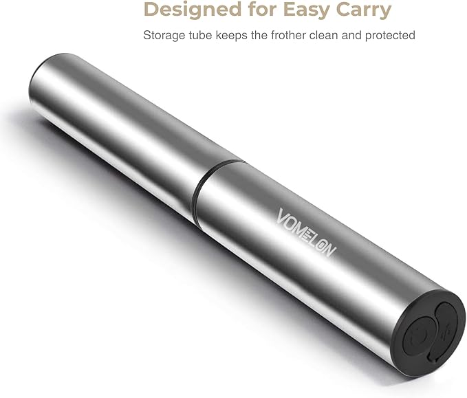 Rechargeable Milk Frother Battery Operated,2-Speed Portable Travel Frother,Electric Milk Foamer Coffee Frother for Latte, Cappuccino, Hot Chocolate Drink Mixer with Double Mini Whisks and USB Cable