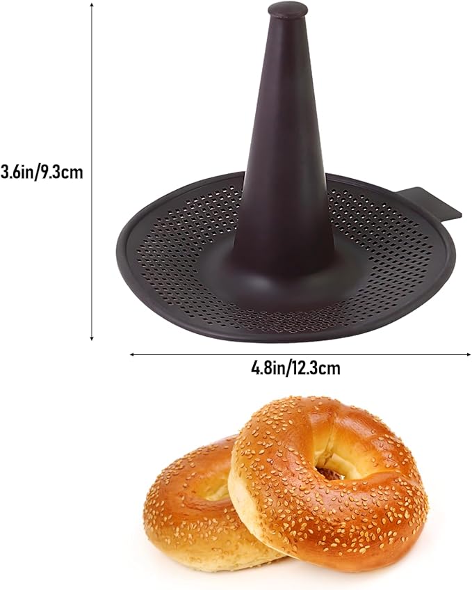 HUIKANGSHENG 3 Piece Donut Mold for Baking,Silicone Donut mold,Non-Stick Silicone Donut Pans for Bagels and Doughnuts