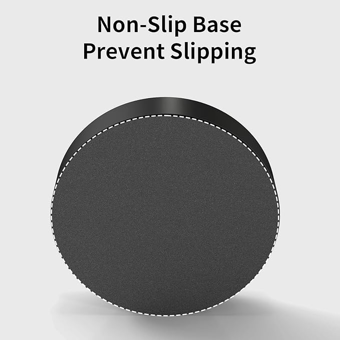 STWWO Black Paper Towel Holder Countertop, Freestanding Paper Towel Holders with Weighted Base, Stand Up Papertowel Holder for Kitchen Counter Top