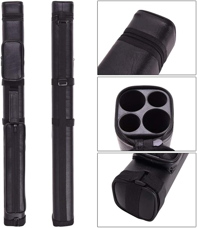 2X2 Billiards Pool Cue Tube Carrying Case