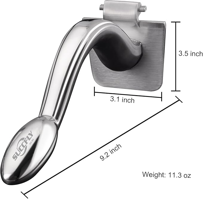 SUCCFLY Lemon Squeezer Accessories Handle, Stainless Steel Manual Juicer Handle, Ergonomic Handle Labor-saving, Easily Use & Clean