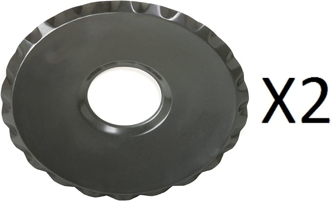 Norpro Non Stick Oven Splatter Guard Pie Pan Bake Over 12"/30.5cm 3953 (2-Pack)