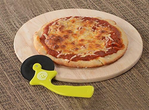 MasterChef Junior Pizza Cooking Set - 5 Pc Kit Includes Real Cookware for Kids w Recipes, Board, Roller - Make Homemade Pizza, Birthday