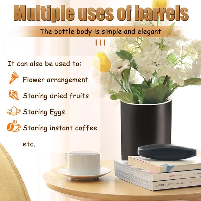 Kitchen Utensil Holder Tableware Storage Bucket, Spoon Chopsticks Fork Drain Rack Utensil Crock for Counter, Household 3-Format Tableware Drainer with Removable Divider and Wooden Base