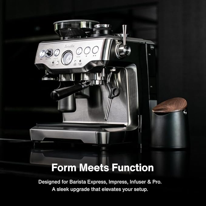 CREMA Coffee Products Replacement Steam Lever for Breville Espresso Machines | Ergonomic Stainless Steel Design | Compatible with Barista Express, Infuser, Barista Pro | White Finish