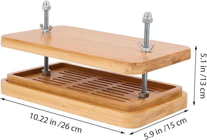 GLEAVI Tofu Press Tofu Maker Tool for Home Efficient Water Extraction Natural Material and Soybean Curd