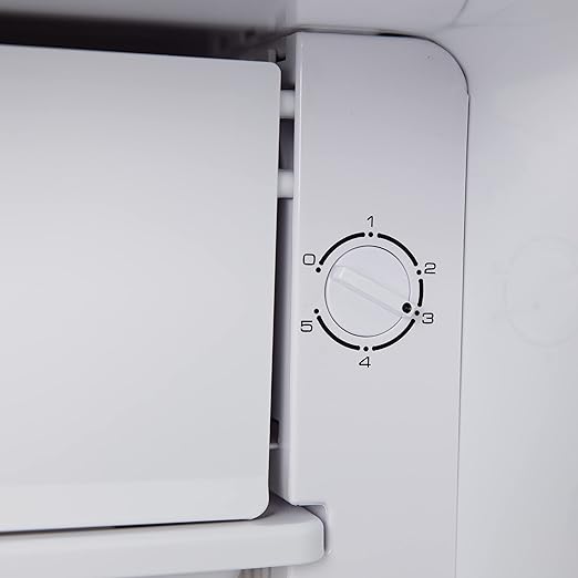 Avanti Mini Fridge Compact Refrigerator for Home Office or Dorm with Reversible Recessed Door, Adjustable Door Bins and Glass Shelves with Adjustable Temperature Control, 3.2-Cu.Ft., White