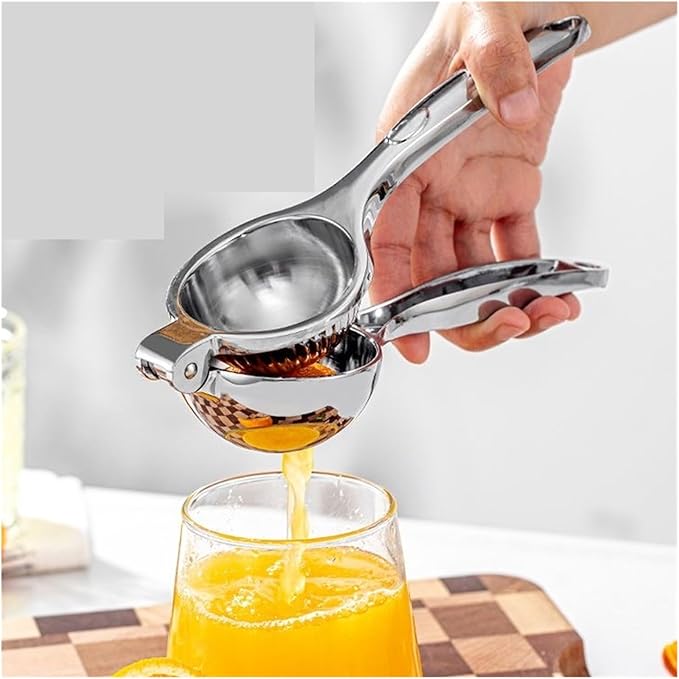 Stainless Steel Manual Juicer Processor Lemon Squeezer Orange Fruit Household Clip Pressing Kitchen Accessories(1 PC)