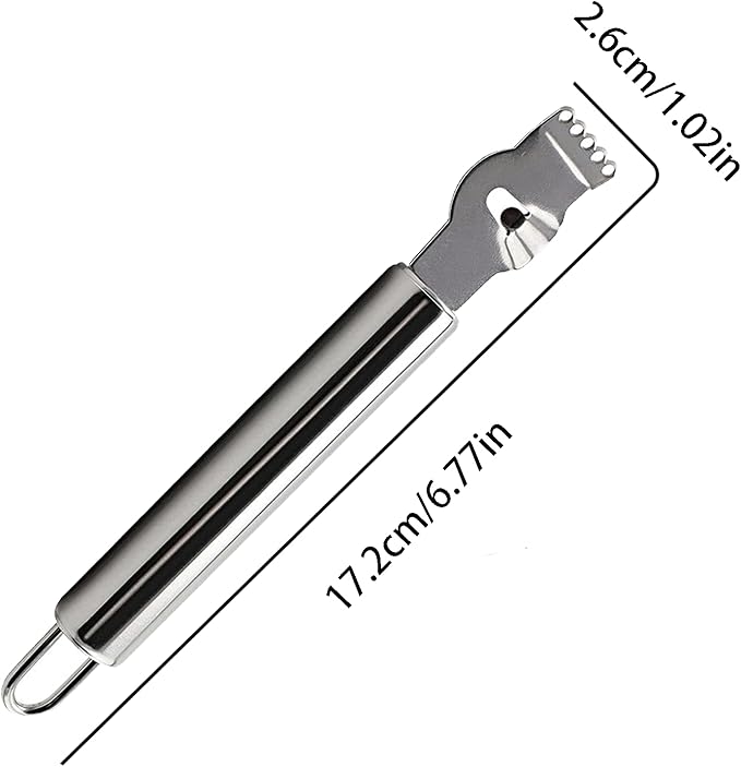 3Pcs Lemon Zester Tool Citrus Peeler Zester Grater with Handle Stainless Steel Fruit Grater Peeling Knife Multipurpose Kitchen Gadgets Bar Accessories