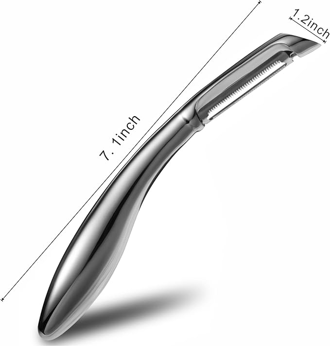 LIIGEMI Premium Stainless Steel Vegetable Peeler,I Sharp Potato Peeler for Kitchen,Practical and Comfortable Stainless Steel Veggie Peeler Machine