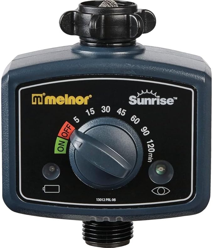 Melnor Sunrise Morning Water Timer - Automatically Water Your Lawn and Garden When Sun Rises