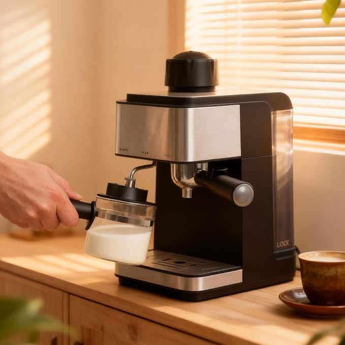 4 Cup Espresso Glass Coffee Pot Replacement-Espresso Accessories Compatible with IMUSA, Hamilton Beach, Mr.Coffee, Breville, UNIVEN Espresso Machine,Black handle