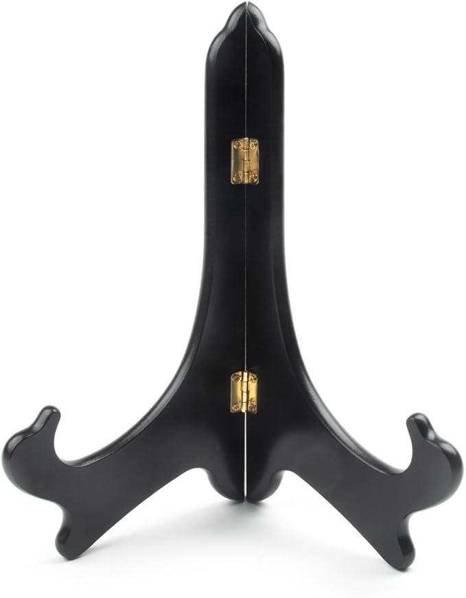 Fox Run Black Plate Stand, 10-Inch