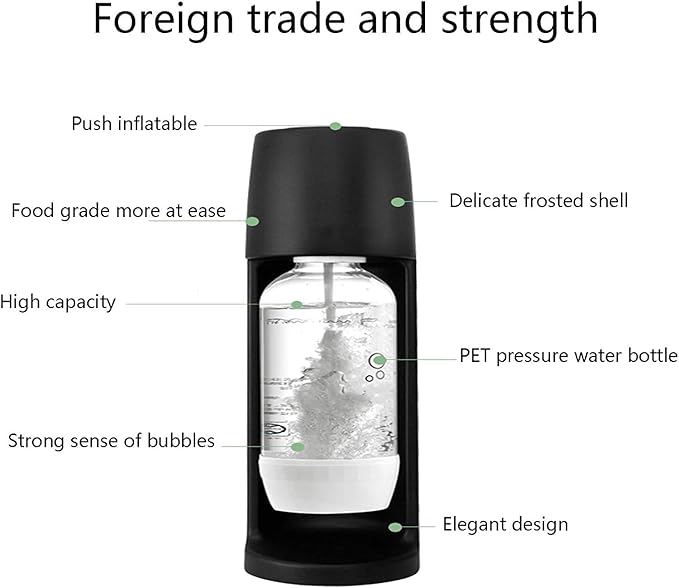 Bubble Water Machine, Soda Water Machine, Commercial Household Bubble Machine, Homemade Carbonated Beverage Machine, Soda Machine（not included CO2）