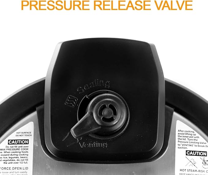 6 Quart Digital Electric Pressure Cooker – Stainless Steel Multi-Cooker with 14 One-Touch Programs, Locking Lid & Easy Clean Design