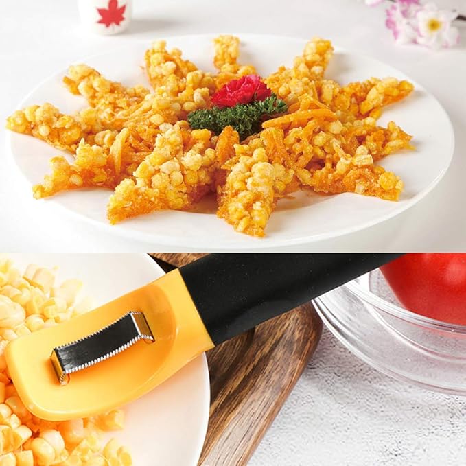 Corn Cob Stripper Tool, Professional Corn Sheller Kernel Cutter, Corn Peeler Corn Remover Kitchen Tool