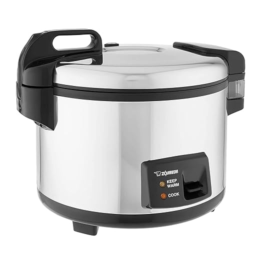 Zojirushi 8-Liter Electric Rice Warmer & 20-Cup Commercial Rice Cooker Bundle (Stainless Steel)