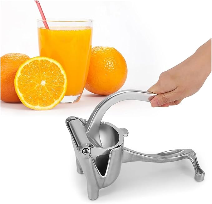 Manual Juicer Hand Press Silver Portable Manual Juicer Lemon And Orange Juicing Tool Fruit