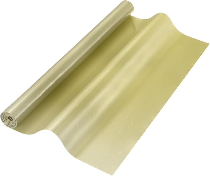 uxcell 15.7IN x 5.9FT Silicone Baking Mat Rolls, Heat Resistant Baking Mats, Non-Stick Pastry Mats, Non-Slip Countertop Mats, Refrigerator Liners Beige