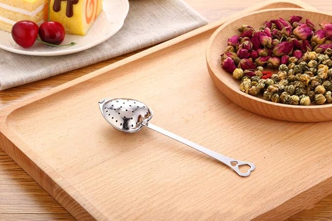20PCS Tea Infuser, Tea Strainer with Handle, Premium Tea Infusers for Loose Tea, Tea Steeper for Tea Flavoring Herbal Spices Seasonings