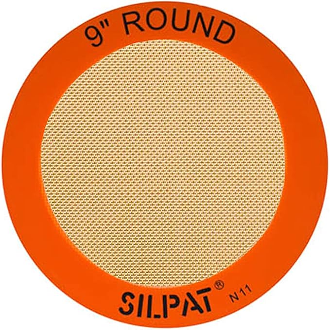 Silpat The Original Round Cake Liner Non-Stick Silicone Baking Mat, 9"