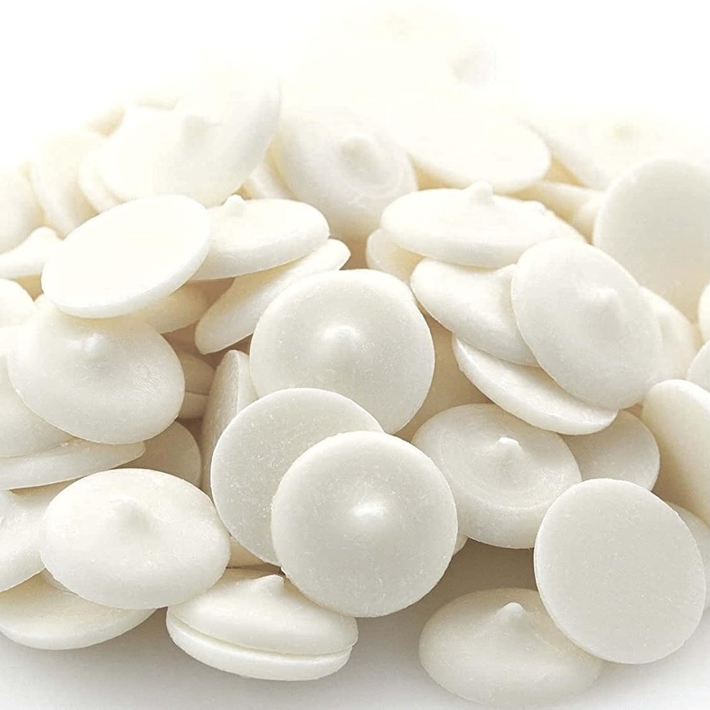 KIDU Chocolate Melting Wafers 16 Ounces Bulk Perfect For Dipping, Deserts, Baking And More - 1 Pound (Super White New)
