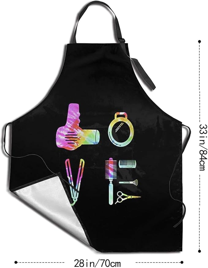 Men Women Apron, Adjustable Neck with 2 Pockets - Chef Apron for Cooking - Mom Dad Gift for Christmas, Birthday
