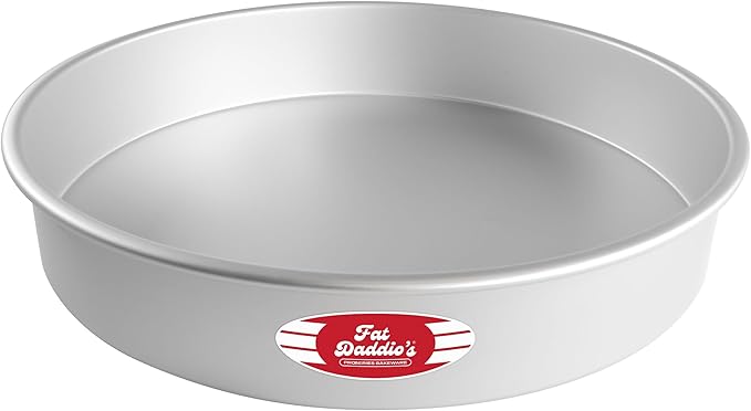 Fat Daddio's Round Cake Pan, 16 x 3 Inch, Silver