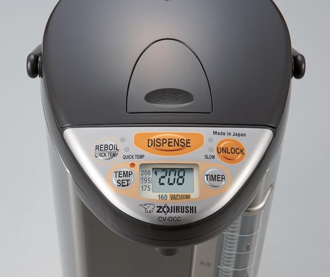 Zojirushi 586361-CV-DCC40XT America Corporation Ve Hybrid Water Boiler And Warmer, 4-Liter, Stainless Dark Brown & Zojirushi NP-HCC10XH Induction Heating System Rice Cooker and Warmer